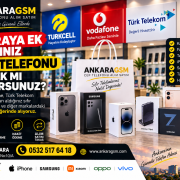 Faturaya ek sıfır telefon alan yerler Ankara