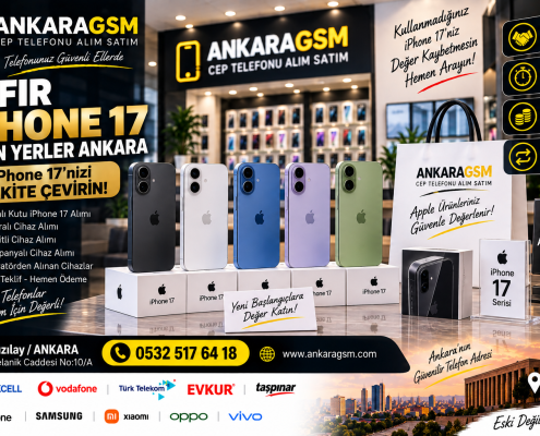 Sıfır iPhone 17 alan yerler Ankara - AnkaraGSM